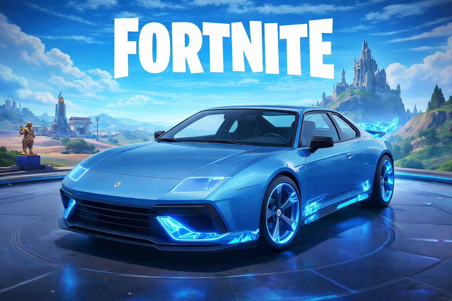 Vanberg Crystal GT3 arrives in Fortnite!